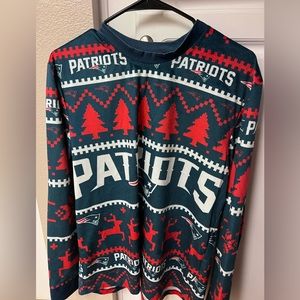 Patriots pajama sweater